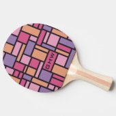 Raquette De Ping Pong Pagaie de ping monogramme personnalisée pour Motif (Côté)