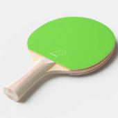 Raquette De Ping Pong Pagaie de ping Monogramme Vert Lime (Devant Angle)