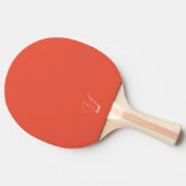 Raquette De Ping Pong Pagaie De Ping Ping Monogramme Orange Lumineux (Côté)