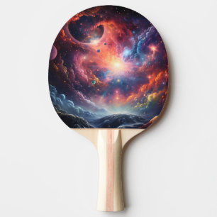 Raquette De Ping Pong Pagaie De Ping Ping Space Profond