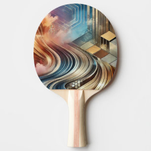 Raquette De Ping Pong Pagaie de ping-pong Art Abstrait