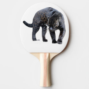 Raquette De Ping Pong Pagaie de ping-pong blanche de Jaguar Diablo