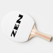 Raquette De Ping Pong Pagaie de ping-pong blanche en noir (Côté)