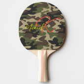 Raquette De Ping Pong Pagaie de ping-pong Camo - Cool Papa Cadeau (Dos)