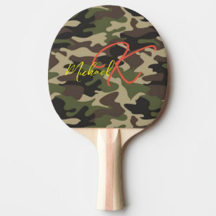 Raquette De Ping Pong Pagaie de ping-pong Camo - Cool Papa Cadeau
