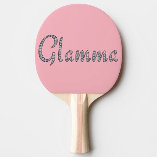Raquette De Ping Pong Pagaie de ping-pong Glamma bling (Devant)