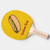 Raquette De Ping Pong Pagaie De Ping-Pong Hotdog (Côté)