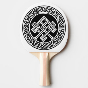 Raquette De Ping Pong Pagaie de ping-pong inspirée de l'art celtique et