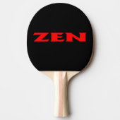 Raquette De Ping Pong Pagaie de ping-pong noire rouge zen (Devant)