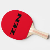 Raquette De Ping Pong Pagaie de ping-pong noire Zen (Côté)