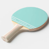 Raquette De Ping Pong Pagaie de ping-pong Pastel Turquoise et blanc avec (Devant Angle)
