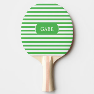 Raquette De Ping Pong Pagaie de ping-pong personnalisée en bande verte