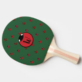 Raquette De Ping Pong Pagaie de ping-pong Pois de Ladybug (Côté)