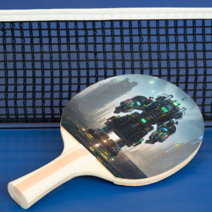 Raquette De Ping Pong Pagaie de ping-pong Robot 4