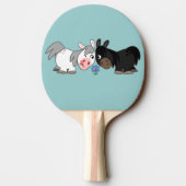 Raquette De Ping Pong Pagaie de ping-pong Standoff Ping Cartoon (Dos)