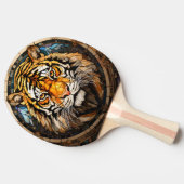 Raquette De Ping Pong Pagaie De Ping Tiger En Verre Tiré (Côté)