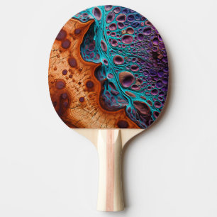 Raquette De Ping Pong Pagaie de ping violet turquoise