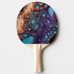 Raquette De Ping Pong Pagaie de ping violet turquoise