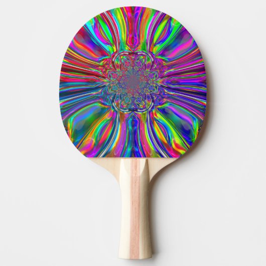 Raquette De Ping Pong Pagaie laser couleur chromé (Devant)