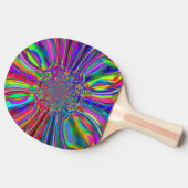 Raquette De Ping Pong Pagaie laser couleur chromé (Côté)