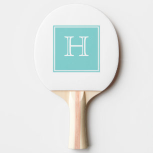 Raquette De Ping Pong Pagaie Monogram Ping Pong Carré Turquoise