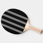 Raquette De Ping Pong Pagaie Ping Paddle Black Grey Stripe (Côté)