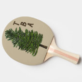 Raquette De Ping Pong Pagaie Ping Ping Pine Tree (Côté)