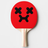 Raquette De Ping Pong Pagaie Rouge Ping Pong Face Poty (Devant)