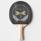 Raquette De Ping Pong Pagaie Rustique Ping Dragonfly Gold (Devant)