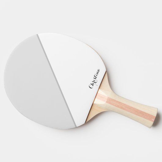 Raquette De Ping Pong Pagaie simple à deux tons (Côté)