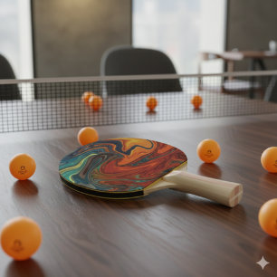 Raquette De Ping Pong Pagaies De Ping Personnalisées : Votre Nom Ici