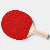 Raquette De Ping Pong Paisley rouge (Côté)