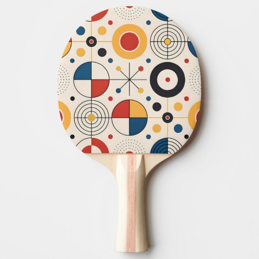 Raquette De Ping Pong Palas de ping pong diseño geométrico (Devant)