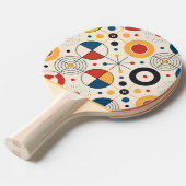 Raquette De Ping Pong Palas de ping pong diseño geométrico (Devant Angle)
