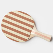 Raquette De Ping Pong Pale Rose Polo Striping et Solide (Côté)
