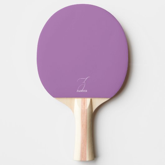 Raquette De Ping Pong Pale Violet Monogramme Ping Pong Paddle (Devant)