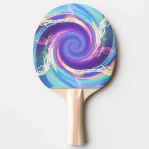 Raquette De Ping Pong Palette bleue fraîche de ping-pong du feu
