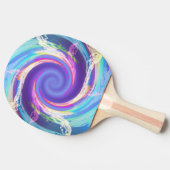 Raquette De Ping Pong Palette bleue fraîche de ping-pong du feu (Côté)