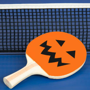 Raquette De Ping Pong Palette de ping-pong avec tête de citrouille sculp