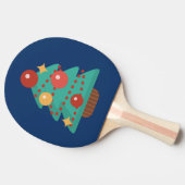 Raquette De Ping Pong Palette de ping-pong d'arbre de Noël (Côté)