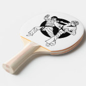 Raquette De Ping Pong Palette de ping-pong d'arts martiaux (Devant Angle)