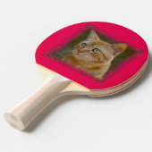 Raquette De Ping Pong Palette de ping-pong de chat de gingembre (Devant Angle)