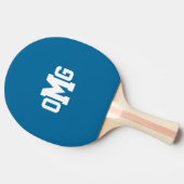 Raquette De Ping Pong Palette de ping-pong de monogramme de sport (Côté)