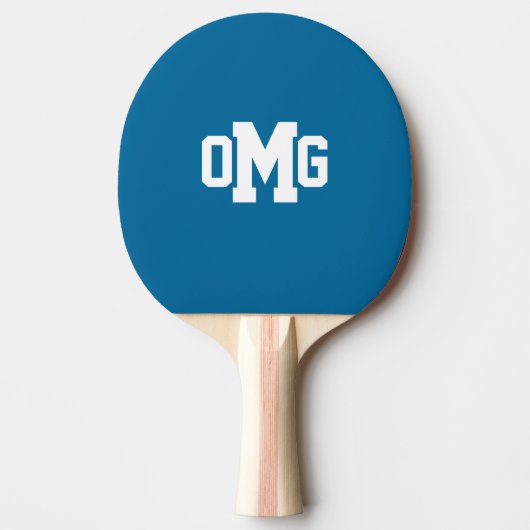 Raquette De Ping Pong Palette de ping-pong de monogramme de sport (Devant)