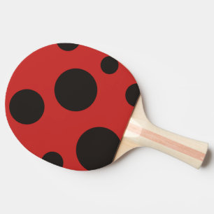 Raquette De Ping Pong Palette de ping-pong de motif de coccinelle