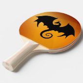 Raquette De Ping Pong Palette de ping-pong de silhouette de dragon (Devant Angle)
