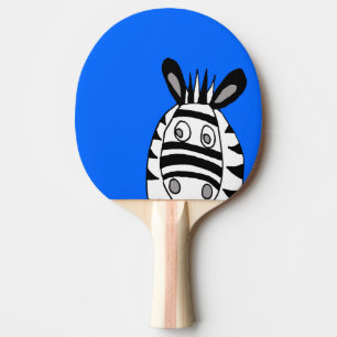 Raquette De Ping Pong palette de ping-pong de zèbres de bande dessinée