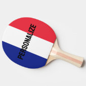 Raquette De Ping Pong Palette de ping-pong drapeau français pour ping-po (Côté)