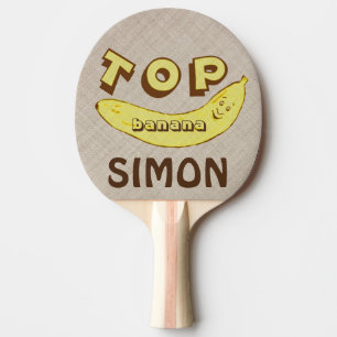 Raquette De Ping Pong Palette drôle faite sur commande de ping-pong de