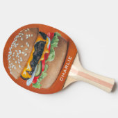 Raquette De Ping Pong Palette nommée faite sur commande de ping-pong (Côté)